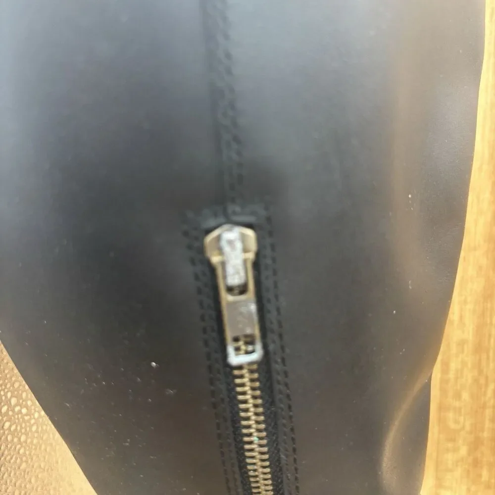 UGG‎ DAHLEN BLACK LEATHER RIDING WATER RESISTANT BOOTS US 11 / EU 42 / UK 9.5